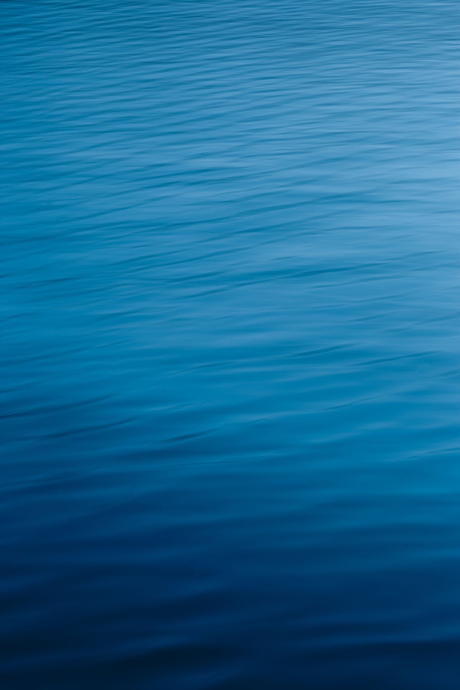 Peaceful ocean surface with gentle blue waves, perfect for mobile wallpaper.